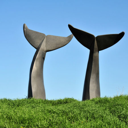 Whale's Tails sculpture